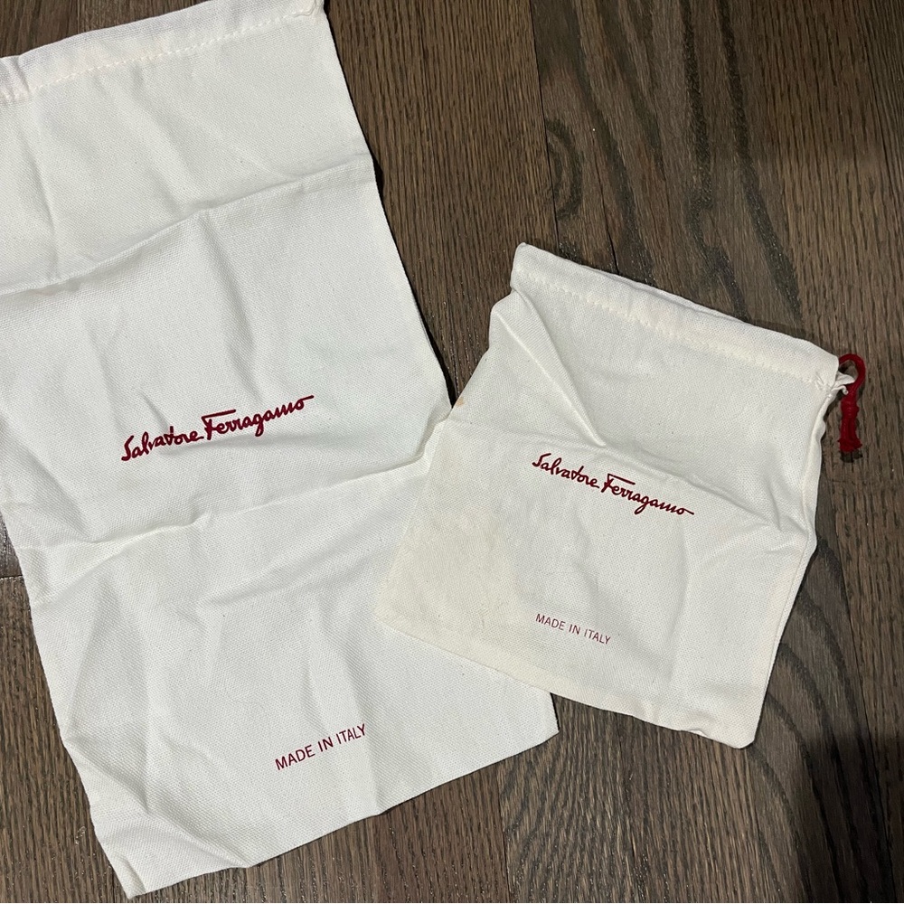 Ferragamo Belt And Shoe Bag